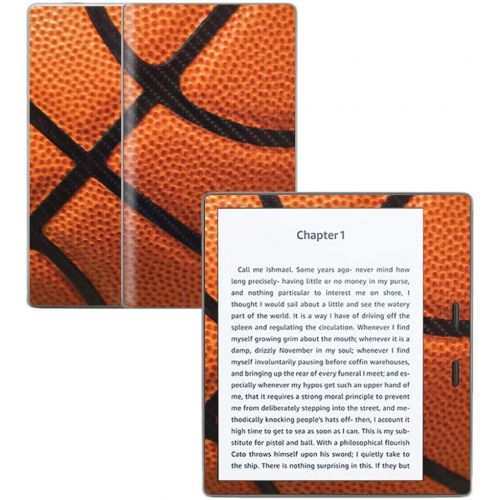  MightySkins Carbon Fiber Skin for Amazon Kindle Oasis 7 (9th Gen) - Basketball | Protective, Durable Textured Carbon Fiber Finish | Easy to Apply, Remove, and Change Styles | Made