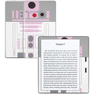 MightySkins Carbon Fiber Skin for Amazon Kindle Oasis 7 (9th Gen) - Pink Cyber Bot | Protective, Durable Textured Carbon Fiber Finish | Easy to Apply, Remove, and Change Styles | M