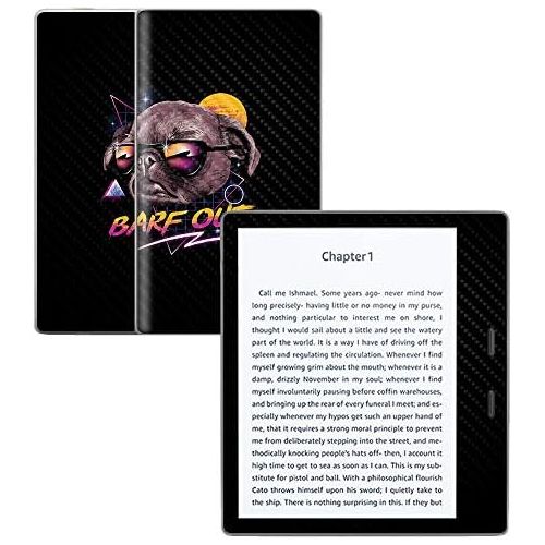  MightySkins Carbon Fiber Skin for Amazon Kindle Oasis 7 (9th Gen) - Barf Out | Protective, Durable Textured Carbon Fiber Finish | Easy to Apply, Remove, and Change Styles | Made in