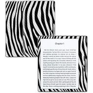 MightySkins Carbon Fiber Skin for Amazon Kindle Oasis 7 (9th Gen) - Black Zebra | Protective, Durable Textured Carbon Fiber Finish | Easy to Apply, Remove, and Change Styles | Made
