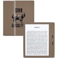 MightySkins Carbon Fiber Skin for Amazon Kindle Oasis 7 (9th Gen) - Alpacalypse | Protective, Durable Textured Carbon Fiber Finish | Easy to Apply, Remove, and Change Styles | Made