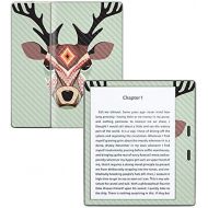 MightySkins Carbon Fiber Skin for Amazon Kindle Oasis 7 (9th Gen) - Aztec Deer | Protective, Durable Textured Carbon Fiber Finish | Easy to Apply, Remove, and Change Styles | Made