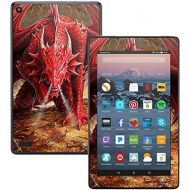 MightySkins Skin Compatible with Amazon Kindle Fire 7 (2017) - Angry Dragon | Protective, Durable, and Unique Vinyl Decal wrap Cover | Easy to Apply, Remove, and Change Styles | Ma