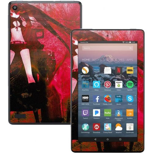  MightySkins Skin Compatible with Amazon Kindle Fire 7 (2017) - Anime | Protective, Durable, and Unique Vinyl Decal wrap Cover | Easy to Apply, Remove, and Change Styles | Made in T