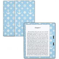 MightySkins Carbon Fiber Skin for Amazon Kindle Oasis 7 (9th Gen) - Baby Blue Designer | Protective, Durable Textured Carbon Fiber Finish | Easy to Apply, Remove, and Change Styles