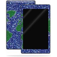 MightySkins Skin Compatible with Amazon Kindle Fire HD 8 (2017) - Bling World | Protective, Durable, and Unique Vinyl Decal wrap Cover | Easy to Apply, Remove, and Change Styles |