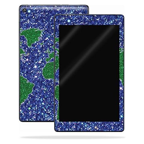  MightySkins Skin Compatible with Amazon Kindle Fire HD 8 (2017) - Bling World | Protective, Durable, and Unique Vinyl Decal wrap Cover | Easy to Apply, Remove, and Change Styles |