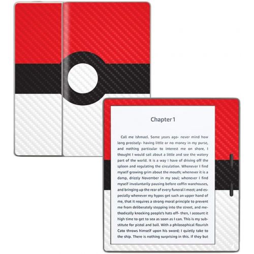  MightySkins Carbon Fiber Skin for Amazon Kindle Oasis 7 (9th Gen) - Battle Ball | Protective, Durable Textured Carbon Fiber Finish | Easy to Apply, Remove, and Change Styles | Made