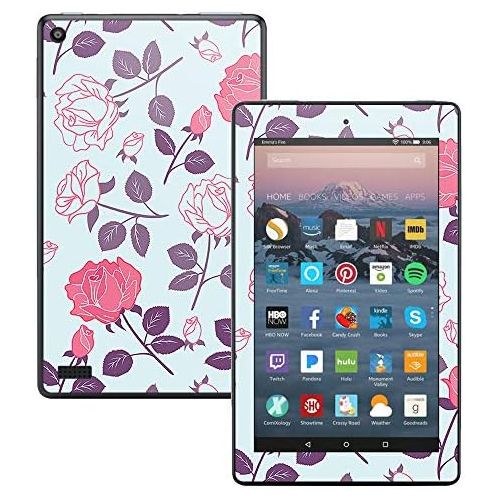  MightySkins Skin Compatible with Amazon Kindle Fire 7 (2017) - Vintage Floral | Protective, Durable, and Unique Vinyl Decal wrap Cover | Easy to Apply, Remove, and Change Styles |