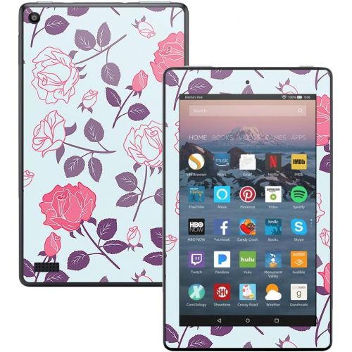  MightySkins Skin Compatible with Amazon Kindle Fire 7 (2017) - Vintage Floral | Protective, Durable, and Unique Vinyl Decal wrap Cover | Easy to Apply, Remove, and Change Styles |