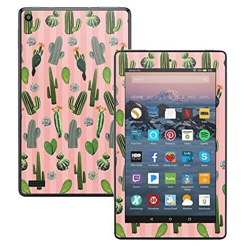  MightySkins Skin Compatible with Amazon Kindle Fire 7 (2017) - Cactus Garden | Protective, Durable, and Unique Vinyl Decal wrap Cover | Easy to Apply, Remove, and Change Styles | M