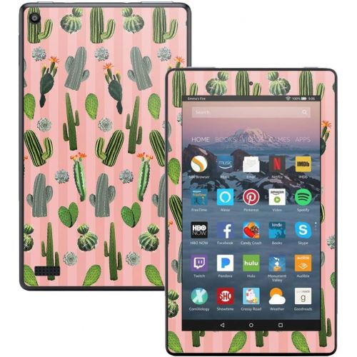  MightySkins Skin Compatible with Amazon Kindle Fire 7 (2017) - Cactus Garden | Protective, Durable, and Unique Vinyl Decal wrap Cover | Easy to Apply, Remove, and Change Styles | M