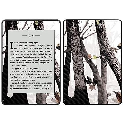  MightySkins Carbon Fiber Skin for Amazon Kindle Paperwhite 2018 (Waterproof Model) - Artic Camo | Protective, Durable Textured Carbon Fiber Finish | Easy to Apply, Remove| Made in