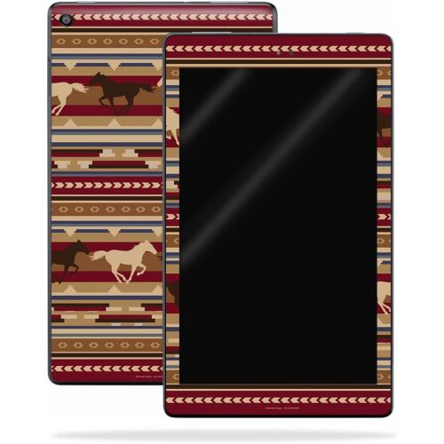  MightySkins Skin Compatible with Amazon Kindle Fire HD 8 (2017) - Western Horses | Protective, Durable, and Unique Vinyl Decal wrap Cover | Easy to Apply, Remove, and Change Styles