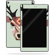 MightySkins Skin Compatible with Amazon Kindle Fire HD 10 (2017) - Aztec Deer | Protective, Durable, and Unique Vinyl Decal wrap Cover | Easy to Apply, Remove, and Change Styles |