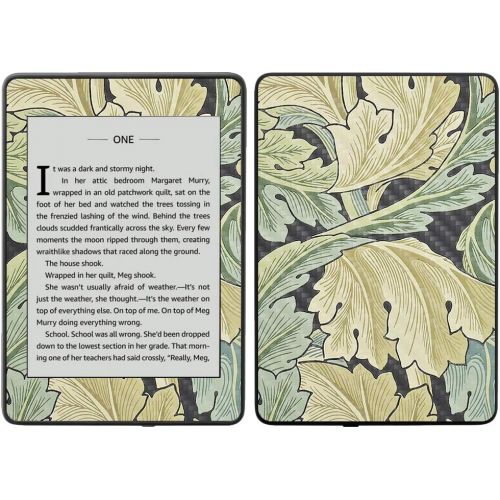  MightySkins Carbon Fiber Skin for Amazon Kindle Paperwhite 2018 (Waterproof Model) - Acanthus | Protective, Durable Textured Carbon Fiber Finish | Easy to Apply, Remove| Made in Th