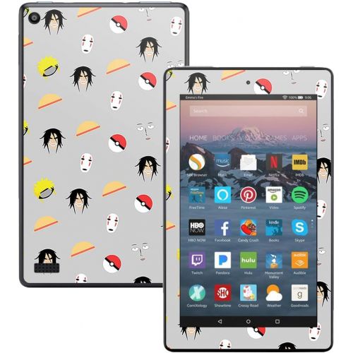  MightySkins Skin Compatible with Amazon Kindle Fire 7 (2017) - Anime Fan | Protective, Durable, and Unique Vinyl Decal wrap Cover | Easy to Apply, Remove, and Change Styles | Made