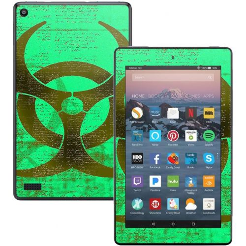  MightySkins Skin Compatible with Amazon Kindle Fire 7 (2017) - Biohazard | Protective, Durable, and Unique Vinyl Decal wrap Cover | Easy to Apply, Remove, and Change Styles | Made