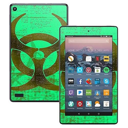  MightySkins Skin Compatible with Amazon Kindle Fire 7 (2017) - Biohazard | Protective, Durable, and Unique Vinyl Decal wrap Cover | Easy to Apply, Remove, and Change Styles | Made