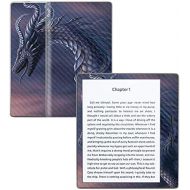 MightySkins Carbon Fiber Skin for Amazon Kindle Oasis 7 (9th Gen) - Dragon Fantasy | Protective, Durable Textured Carbon Fiber Finish | Easy to Apply, Remove, and Change Styles | M
