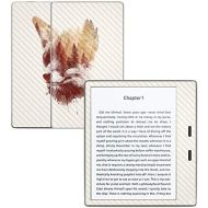 MightySkins Carbon Fiber Skin for Amazon Kindle Oasis 7 (9th Gen) - Blind Fox | Protective, Durable Textured Carbon Fiber Finish | Easy to Apply, Remove, and Change Styles | Made i