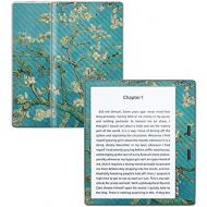 MightySkins Carbon Fiber Skin for Amazon Kindle Oasis 7 (9th Gen) - Almond Blossom | Protective, Durable Textured Carbon Fiber Finish | Easy to Apply, Remove, and Change Styles | M