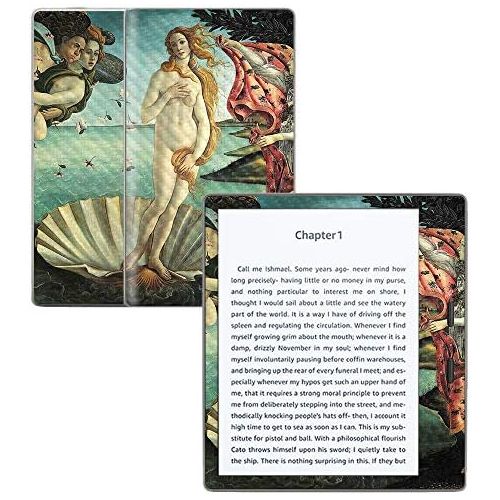  MightySkins Carbon Fiber Skin for Amazon Kindle Oasis 7 (9th Gen) - Birth of Venus | Protective, Durable Textured Carbon Fiber Finish | Easy to Apply, Remove, and Change Styles | M