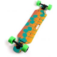 MightySkins Skin Compatible with Blitzart Huracane 38 Electric Skateboard - Sherbet Palms Protective, Durable, and Unique Vinyl Decal wrap Cover Easy to Apply, Remove Made in The U