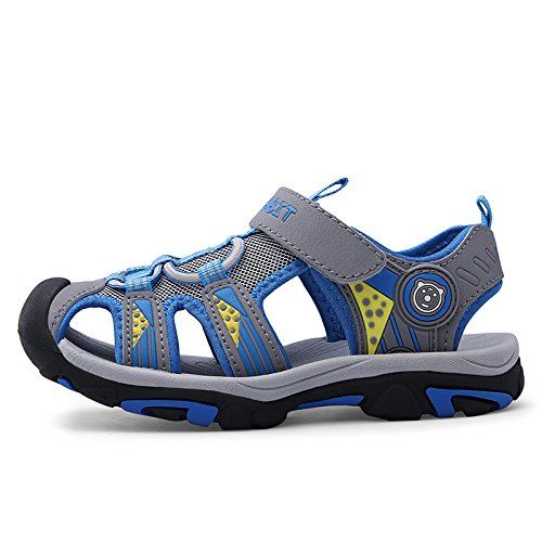  MIGO BABY Summer Beach Outdoor Closed-Toe Sandals for Boys and Girls (Toddler/Little Kid/Big Kid)