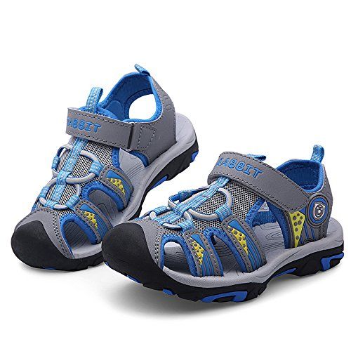  MIGO BABY Summer Beach Outdoor Closed-Toe Sandals for Boys and Girls (Toddler/Little Kid/Big Kid)