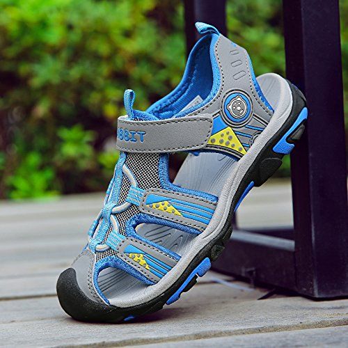  MIGO BABY Summer Beach Outdoor Closed-Toe Sandals for Boys and Girls (Toddler/Little Kid/Big Kid)
