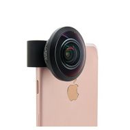 Phone Camera Fisheye Lens, MIGOOZI Professional 238 Degree Super Fisheye Lens 7.5mm 4K HD 0.2X Full Frame Wide Angle Lens for iPhone X, 8, 8Plus, Samsung Galaxy S9, S9 Plus, Note 8