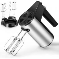 MIGVELA Hand Mixer Electric, Stainless Steel Egg Blender Household Electric Egg Beater