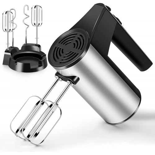  MIGVELA Hand Mixer Electric, Stainless Steel Egg Blender Household Electric Egg Beater