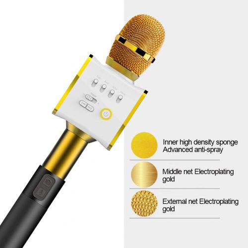  MIKE-ZY Wireless Bluetooth Microphone, Karaoke, KTV, Speaker, USB Interface, with Phone Clip, Handheld Microphone
