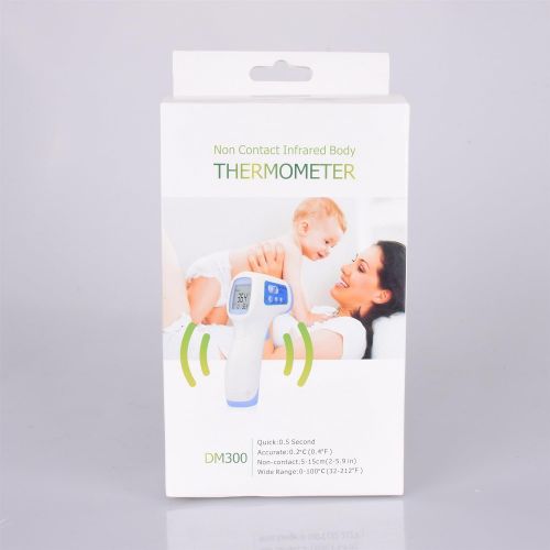  MIKLL 4-in-1 Fieberthermometer Infrarot Thermometer，Ohrthermometer mit Professionell fuer Babys und Erwachsene，EIN-Start-Knopf-Messung innerhalb von 1 Sekunde