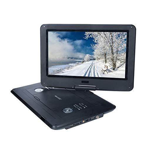  Milanix 17.4 Portable DVD Player with 15.4 Large Swivel Angle Adjustable Display Screen, CD Player, USB/SD Card Memory Readers, and Built-in Rechargeable Battery with Remote Contro