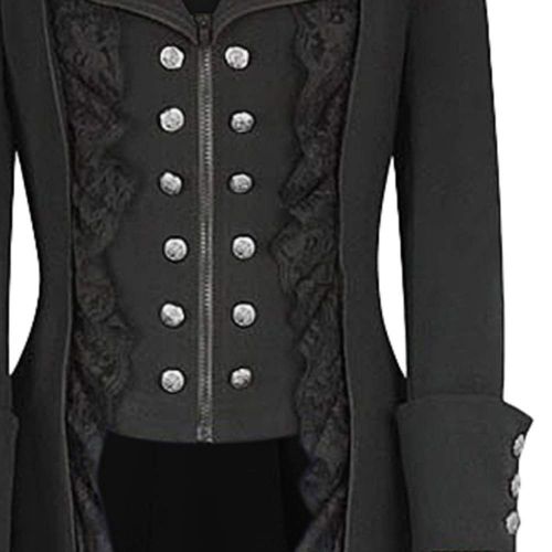  MILIMIEYIK Steampunk Clothing for Women Blouse Womens Vintage Tailcoat Jacket Gothic Victorian Frock Coat Uniform Costume