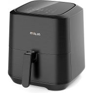 [아마존베스트]MILIN Air Fryer 5.8 Quart, 1700-Watt Electric Hot Airfryers Oven with LED Digital Screen and Temperature Control, 7 Presets, Nonstick Basket, 100 Recipes & ETL Certified