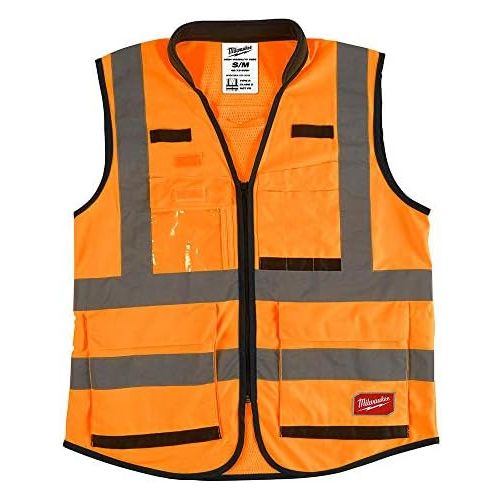 MILWAUKEES Milwaukee ANSI/CSA High Visibility Safety Vests - S/M
