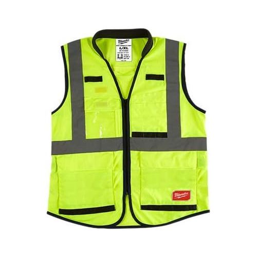  MILWAUKEES Milwaukee ANSI/CSA High Visibility Safety Vests - S/M