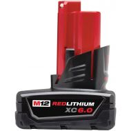 MILWAUKEES Milwaukee 48-11-2460 M12 XC 12V 6.0 Ah Extended Capacity Lithium-Ion Battery Pack