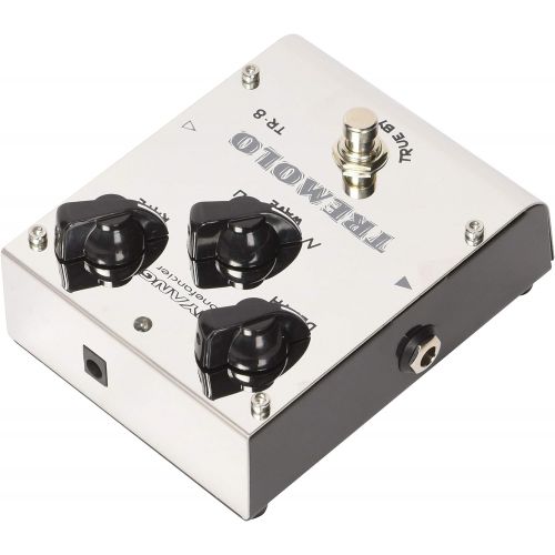  MIMIDI Tremolo Pedal,Guitar Effect Pedal Classic Tremolo Effects with Depth Rate Wave 3 Controls