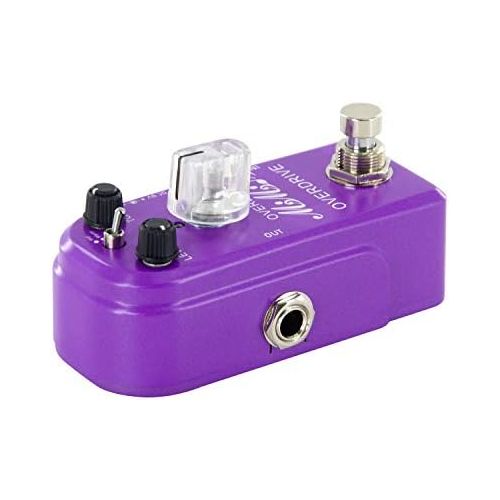  Overdrive Pedal - MIMIDI Mini Overdrive Guitar Pedal Classical Electronic Guitar Effects with True Bypass (315 Overdrive Purple)