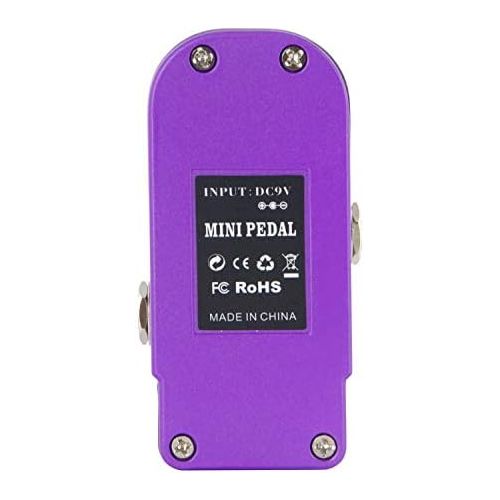  Overdrive Pedal - MIMIDI Mini Overdrive Guitar Pedal Classical Electronic Guitar Effects with True Bypass (315 Overdrive Purple)