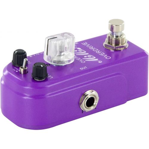  Overdrive Pedal - MIMIDI Mini Overdrive Guitar Pedal Classical Electronic Guitar Effects with True Bypass (315 Overdrive Purple)