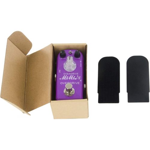  Overdrive Pedal - MIMIDI Mini Overdrive Guitar Pedal Classical Electronic Guitar Effects with True Bypass (315 Overdrive Purple)