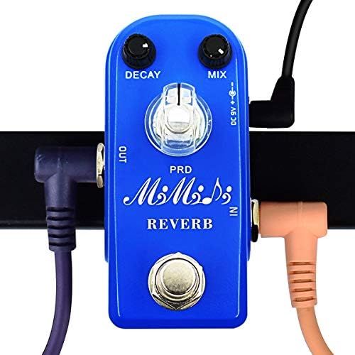  MIMIDI Reverb Guitar Pedal, Digital Plate Reverb for Music Hall and Church,True Bypass, Aluminum Alloy（312）