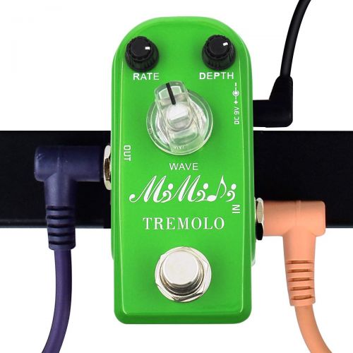  MIMIDI Tremolo Pedal Vintage Super Mini Guitar Effect Pedal True Bypass(317)