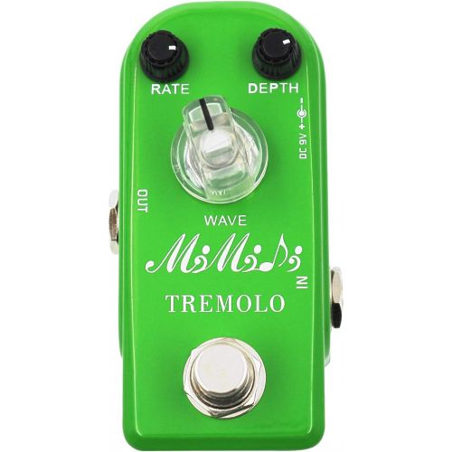  MIMIDI Tremolo Pedal Vintage Super Mini Guitar Effect Pedal True Bypass(317)